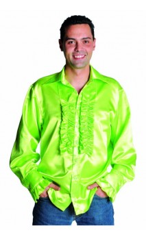 Chemise Disco Vert Fluo