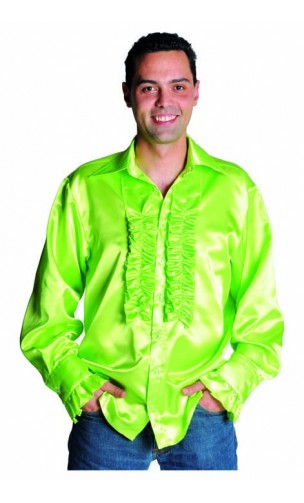 Chemise Disco Vert Fluo