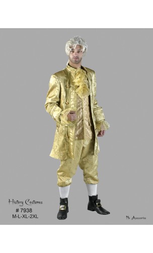 Costume marquis louis 16 dorée Luxe