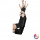 Gants Plissés Noirs 45cm