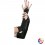 Gants Plissés Noirs 45cm