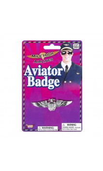 Badge Aviateur, Pilote Argent