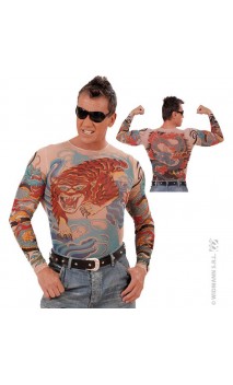 T-Shirt Tatouage Tigre et Dragon