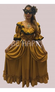 Location robe marquise Louise dorée