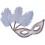 Masque Loup Cancan Blanc