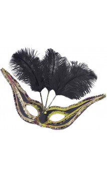 Masque Loup Gala Noir