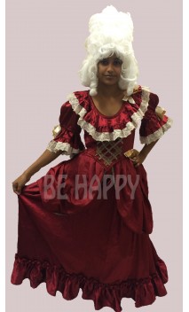 Location obe marquise marie antoinette rouge