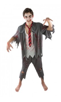Costume étudiant ado zombie