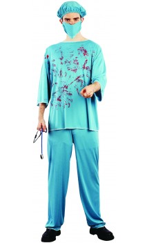 Costume chirurgien sanglant