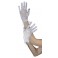Gants dentelles blanc court