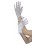 Gants dentelles blanc court