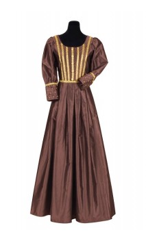 Déguisement robe Tiphanie marron luxe location