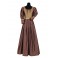Déguisement robe Tiphanie marron luxe location