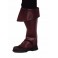 Sur-bottes marron simili cuir