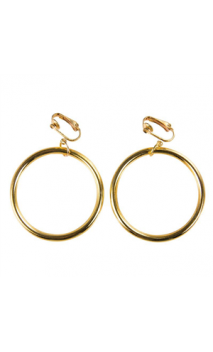 Boucles d'oreilles anneaux dorés