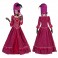 Location robe marquise baroque rose