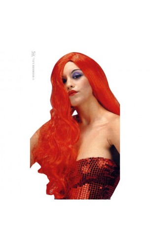 Perruque Jessica rouge