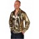 Chemise disco dorée
