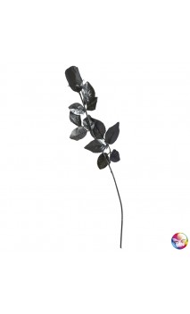 Rose noire maléfique 40cm