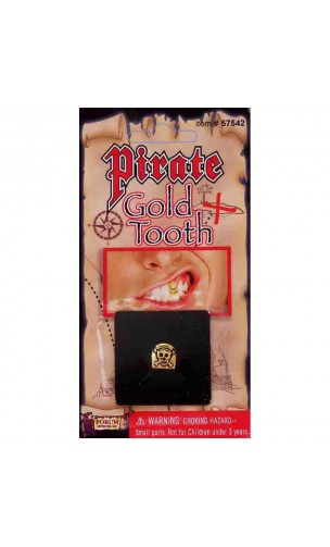 Dent de pirate dorée