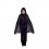 Cape à capuche noire 70 cm