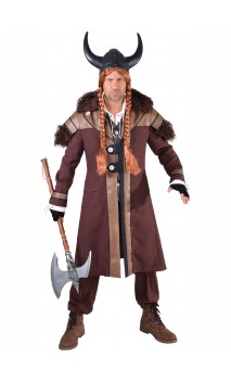 Location déguisement veste viking avec fourrure à Paris