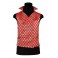 Gilet 1900 rouge avec col