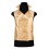Gilet 1900 doré avec col