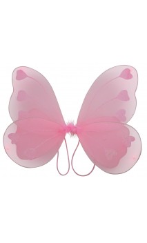 Ailes de papillon rose