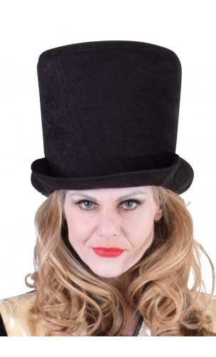 Chapeau HDF en velours noir