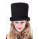 Chapeau HDF en velours noir
