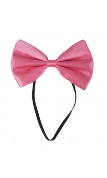 Noeud papillon rose fluo