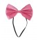 Noeud papillon rose fluo