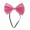 Noeud papillon rose fluo