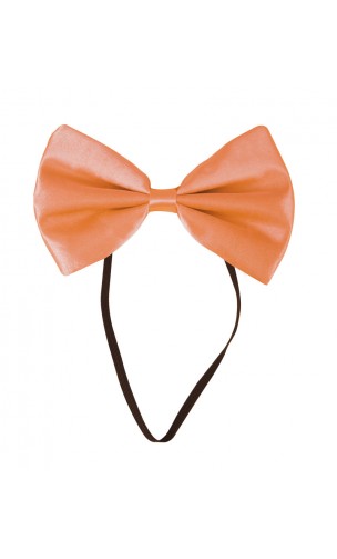 Noeud papillon orange fluo