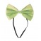 Noeud papillon vert fluo