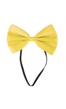 Noeud papillon jaune fluo