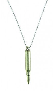 Collier balle kalashnikov 6cm