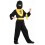 Déguisement ninja noir et jaune enfant