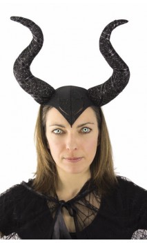 Serre tête cornes maléfique noir