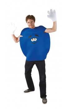 Déguisement bonbon bleu m&m's