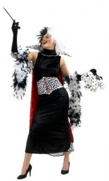 Déguisement cruella luxe pour adulte en location à Paris chez Be Happy