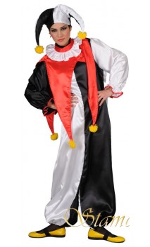 Combinaison arlequin noir et blanc