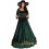 Robe alexandra 1900's verte