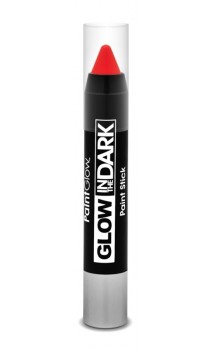 Crayon rouge fluo phosphorescent