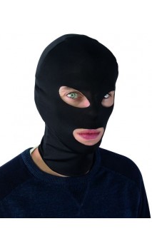 Cagoule ninja, cambrioleur noire