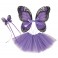 Set de papillon violet 3 pièces