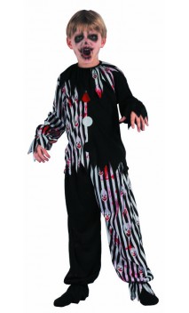 Déguisement clown arlequin enfant
