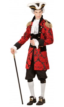 Veste marquis de venise rouge brocard