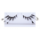 Faux cils Noir avec plumes